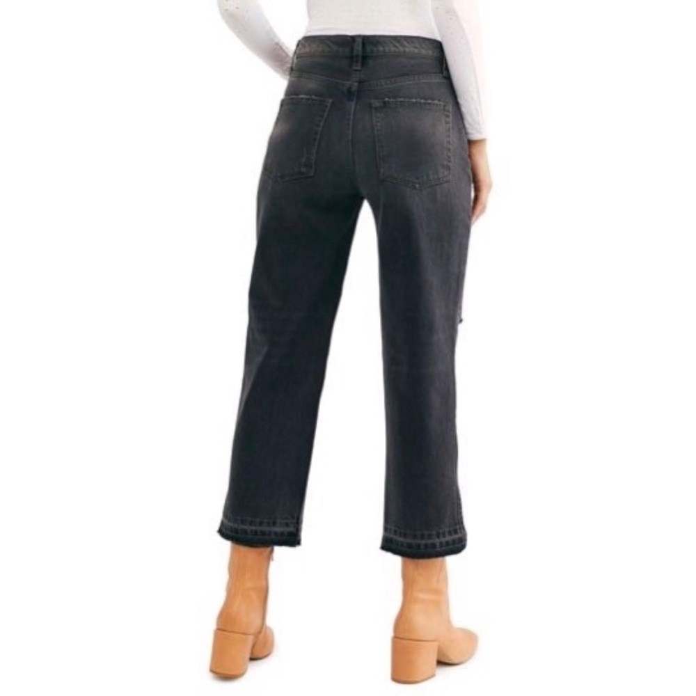 NWT WE THE FREE 24 Lita Black Cropped Jeans - Picture 3 of 8